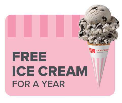 Free Ice Cream for a Year
